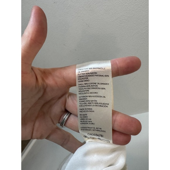 Maeve‎  Womens Extra Small Floral Pearl Sleeveless Embellished Shift Mini Dress - Picture 15 of 16